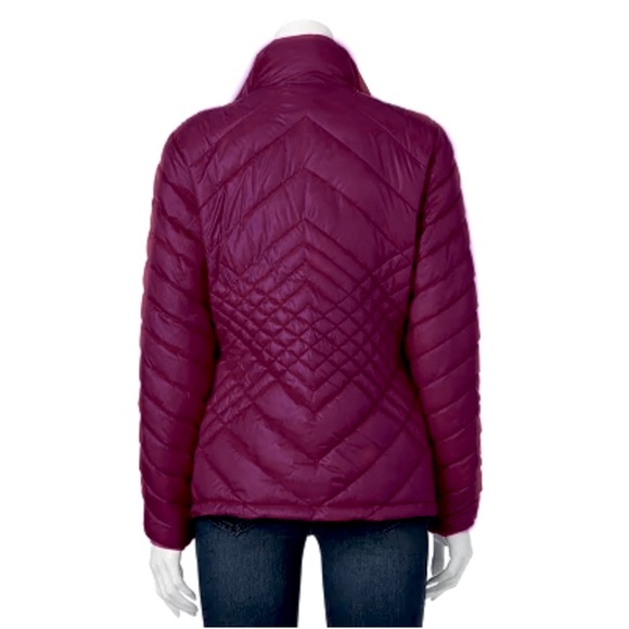 TEK GEAR Plum Lightweight Quilted Puffer Jacket Size 2X NWT - Picture 7 of 13